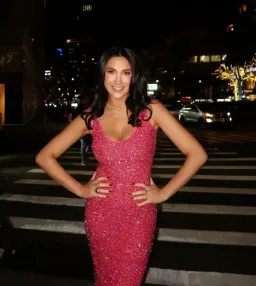 NBD Janhvi Gown Pink Size 10 for rent on The Volte - image 1