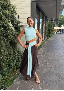 Bec and Bridge Conni Asym Midi dress size 8 for rent on The Volte - image 7