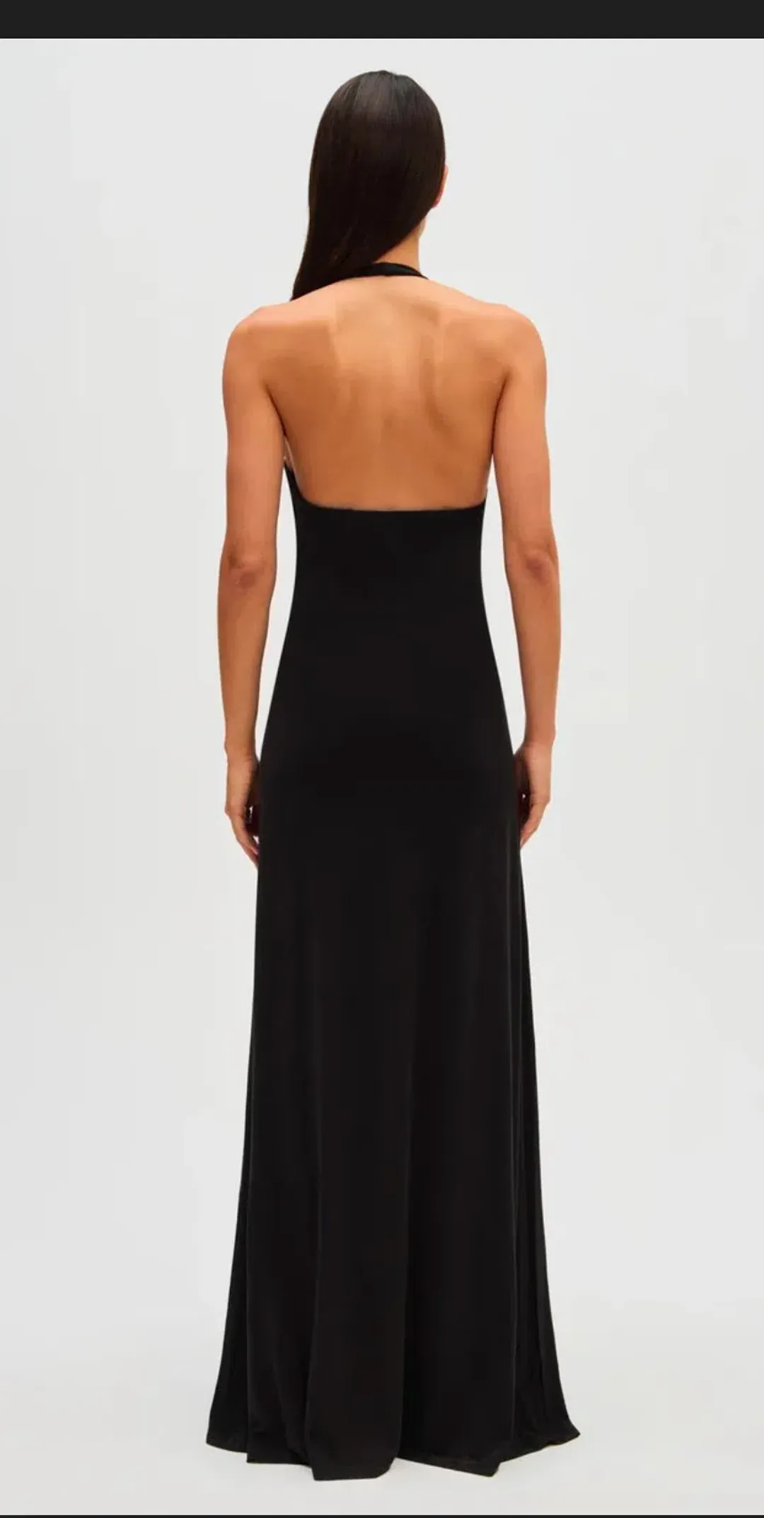 Misha Jennifer Cupro Maxi Dress for rent on The Volte - main image