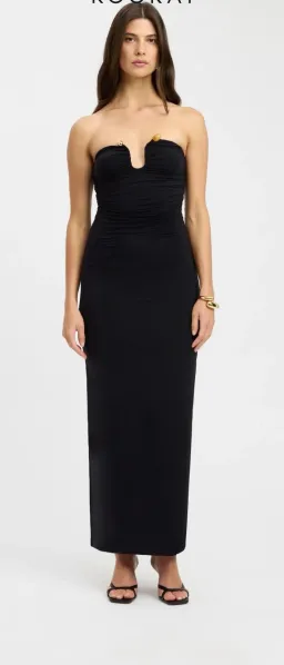 Kookai Tayla Trim Maxi Dress for rent on The Volte - image 2