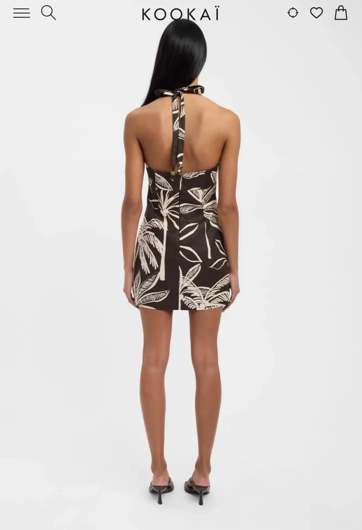 Kookai Palm Springs Bead Mini Dress for rent on The Volte - main image