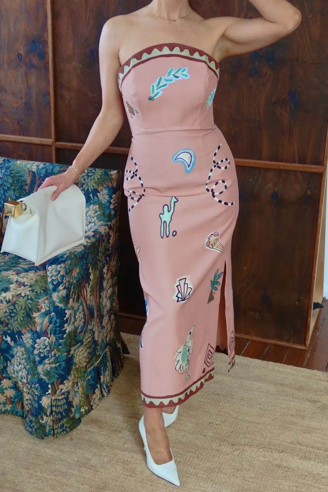 Alemais La Sirena Exclusive - Laurence Midi Dress size 10 for rent on The Volte - main image