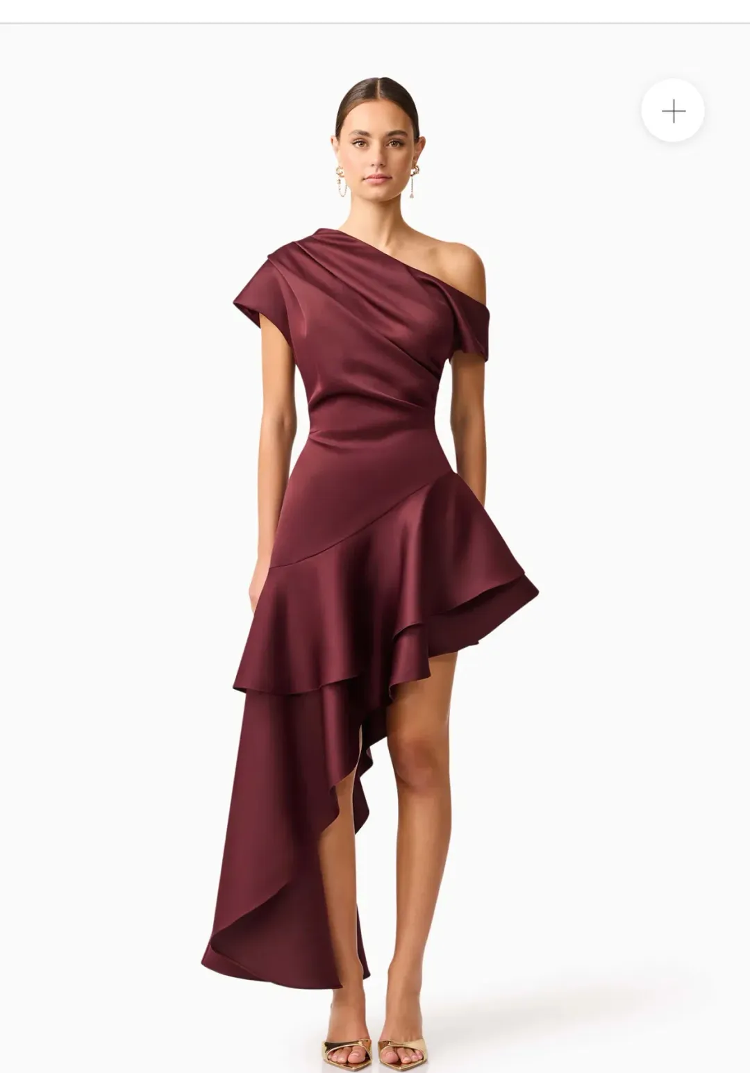 Elliatt - Livia Asymmetrical Gown Size 12 for rent on The Volte - main image