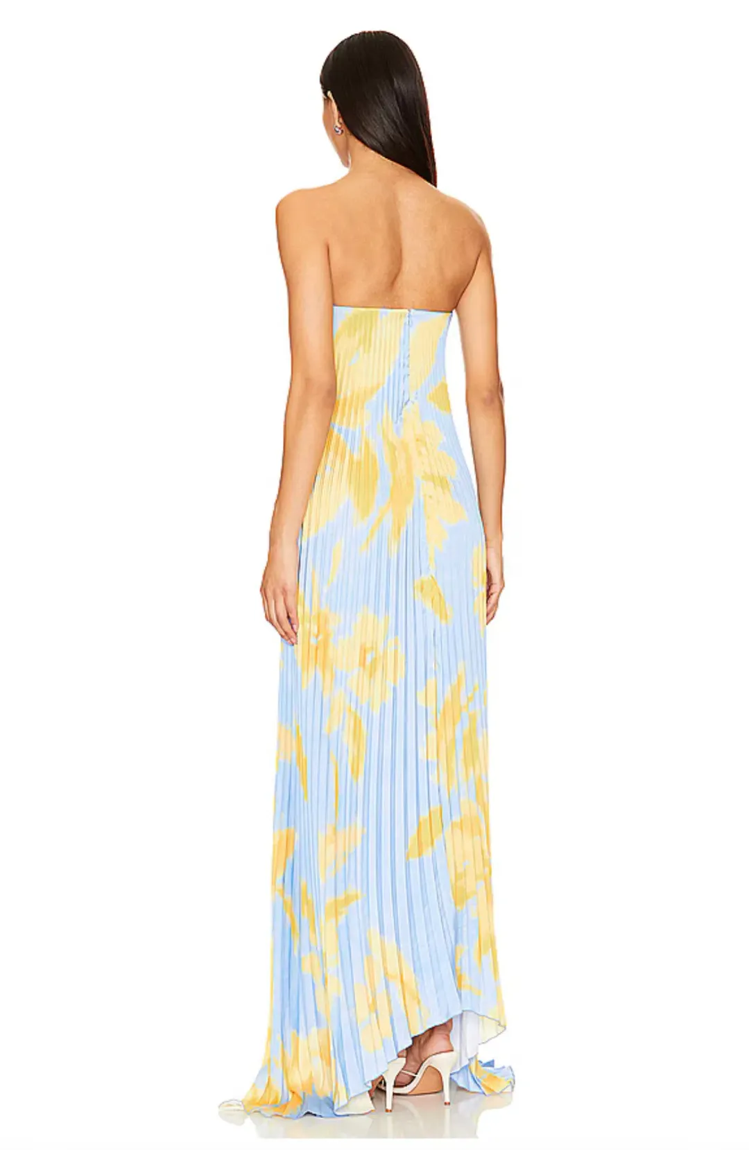 L'IDÉE BLACK TIE JARDIN MAXI DRESS BLUE SIZE 10 for rent on The Volte - main image