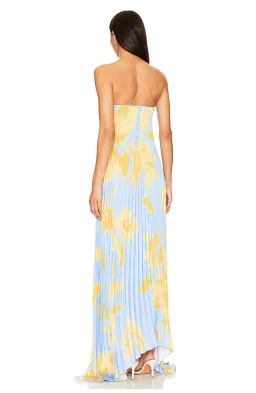 L'IDÉE BLACK TIE JARDIN MAXI DRESS BLUE SIZE 10 for rent on The Volte - image 4