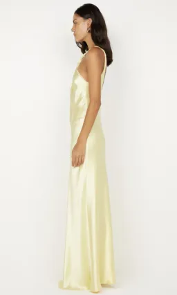 Bec & Bridge Ice Yellow Elisia Twist Maxi Dress - 10 for rent on The Volte - image 5