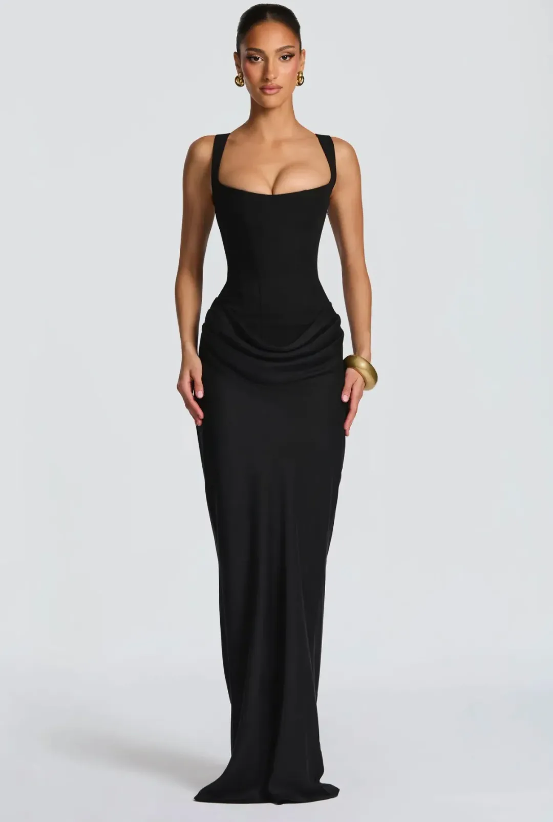 Babyboo Cornelia black maxi  for rent on The Volte - main image