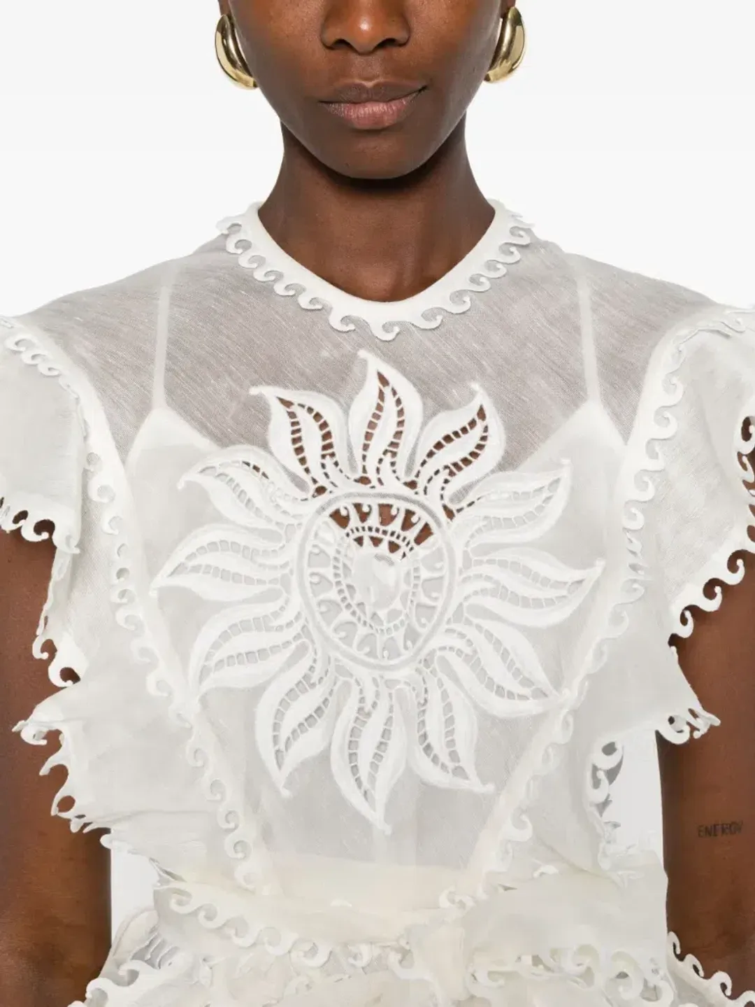 ZIMMERMANN Balance Waterfall dress size M for rent on The Volte - main image