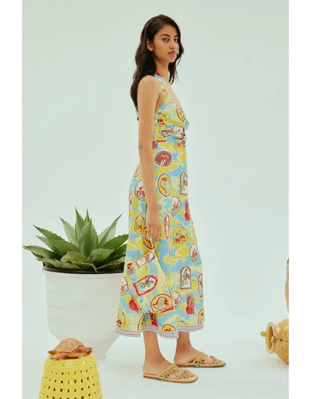Alemais Emilio Midi Dress for rent on The Volte - main image