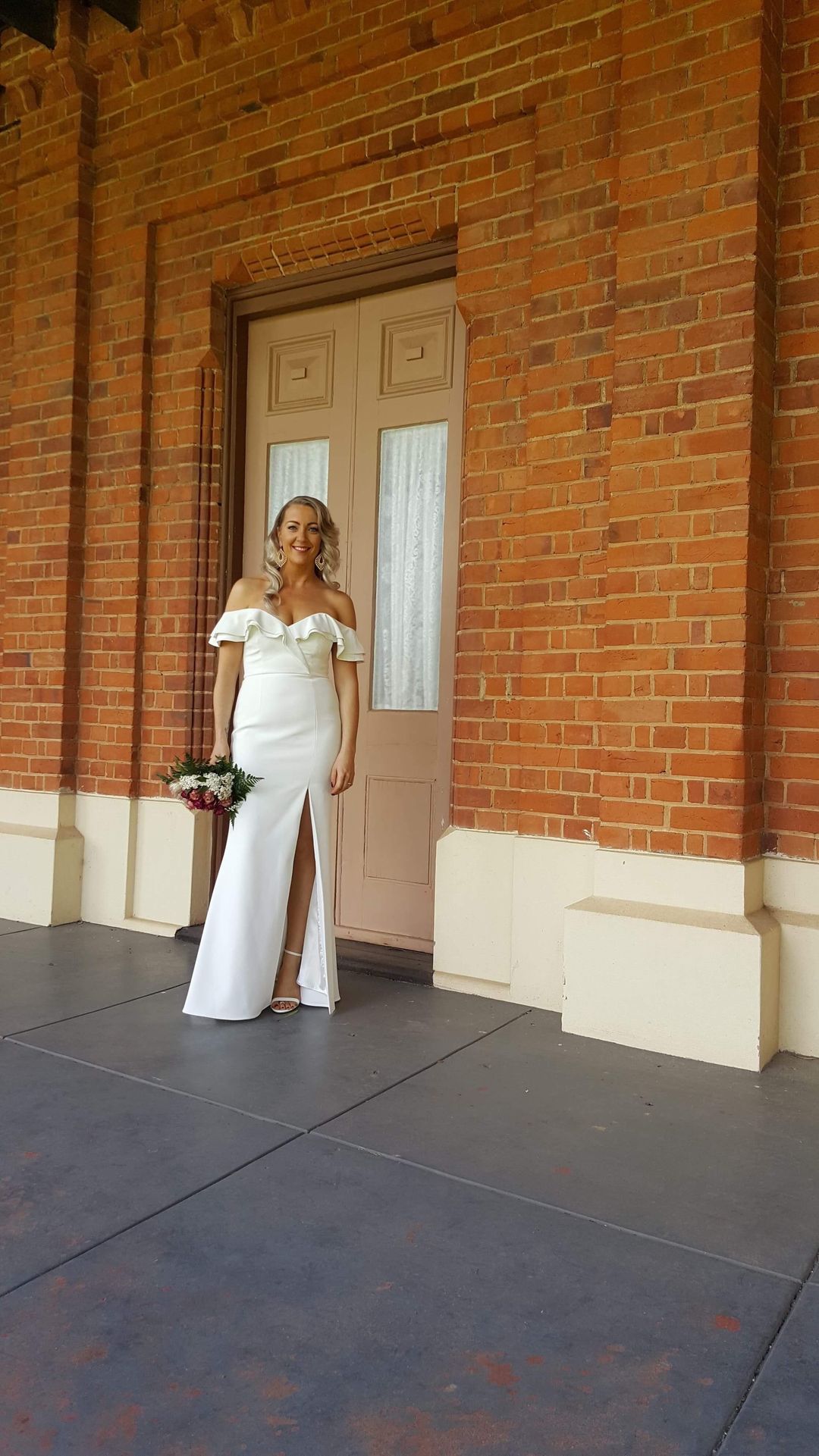 Sheike white maxi dress size 10 for rent on The Volte - main image