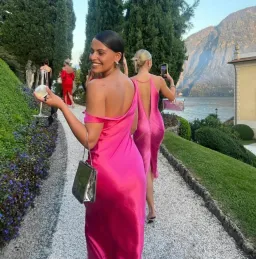 Natalie Rolt Monika Gown Pink size 10 for rent on The Volte - image 3