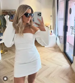 Sir- Martina Sleeved Mini Dress-2 for rent on The Volte - image 1