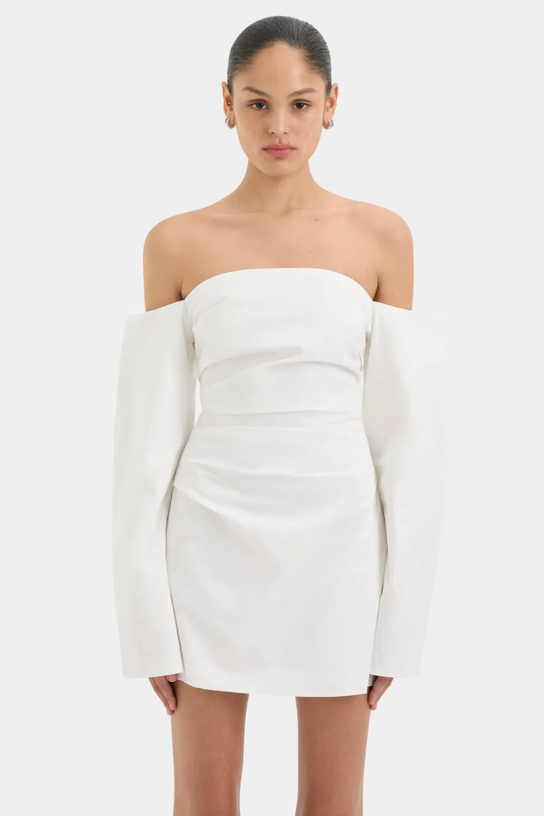 Sir- Martina Sleeved Mini Dress-3 for rent on The Volte - main image