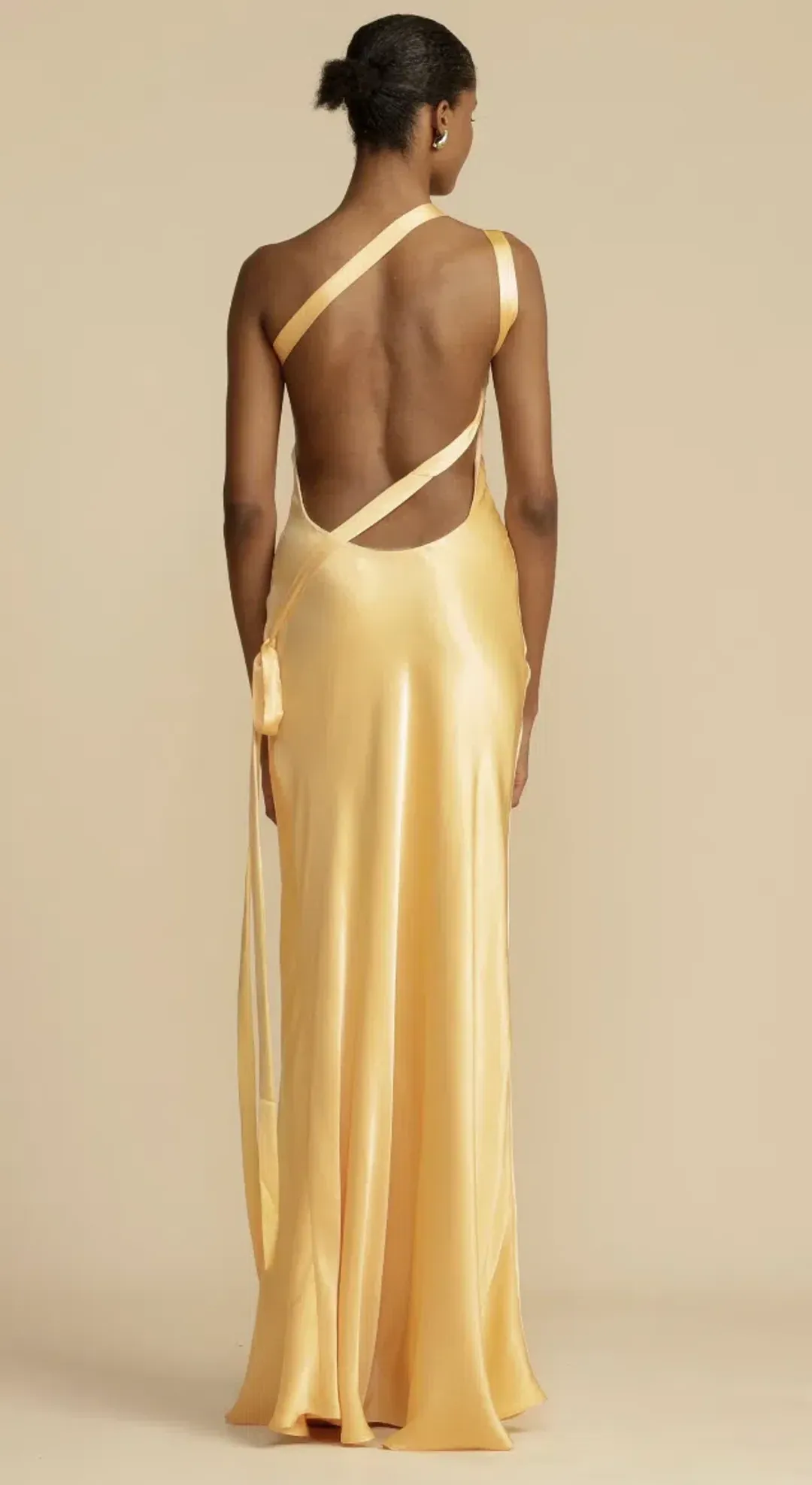 Arcina Ori Monique Dress Sunshine Yellow Maxi Dress - 10 for rent on The Volte - main image