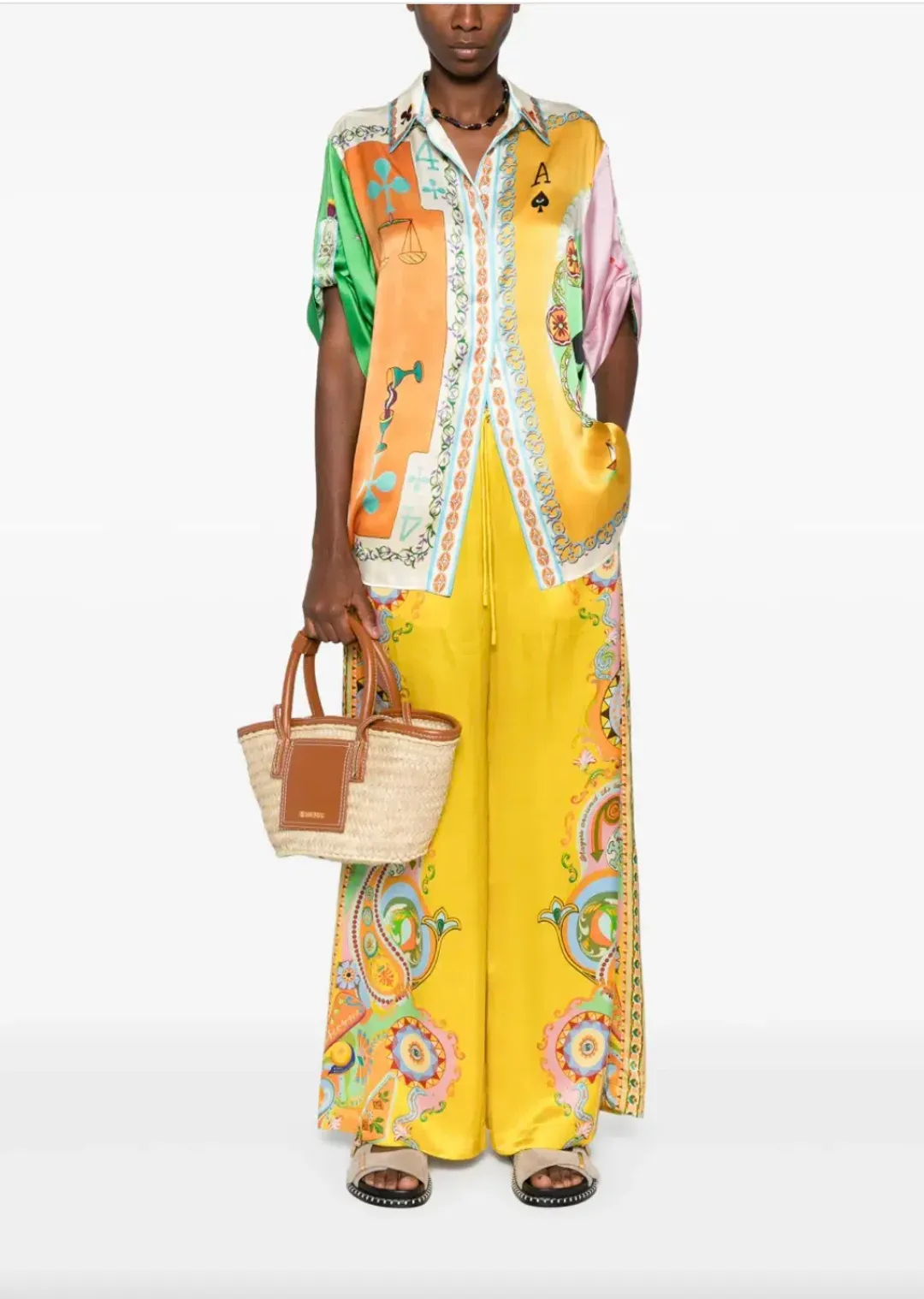Rummy silk set for rent on The Volte - main image