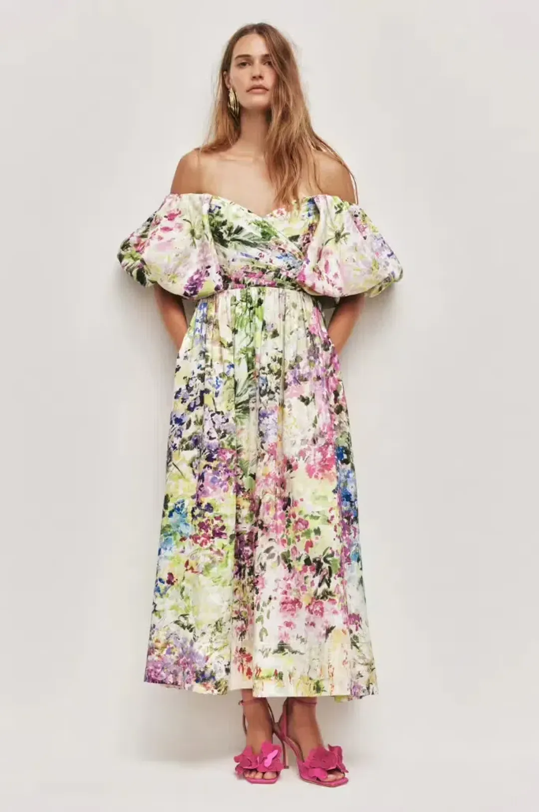 AJE Adina Midi Dress Lavandula 14 AU / 10 US for rent on The Volte - main image