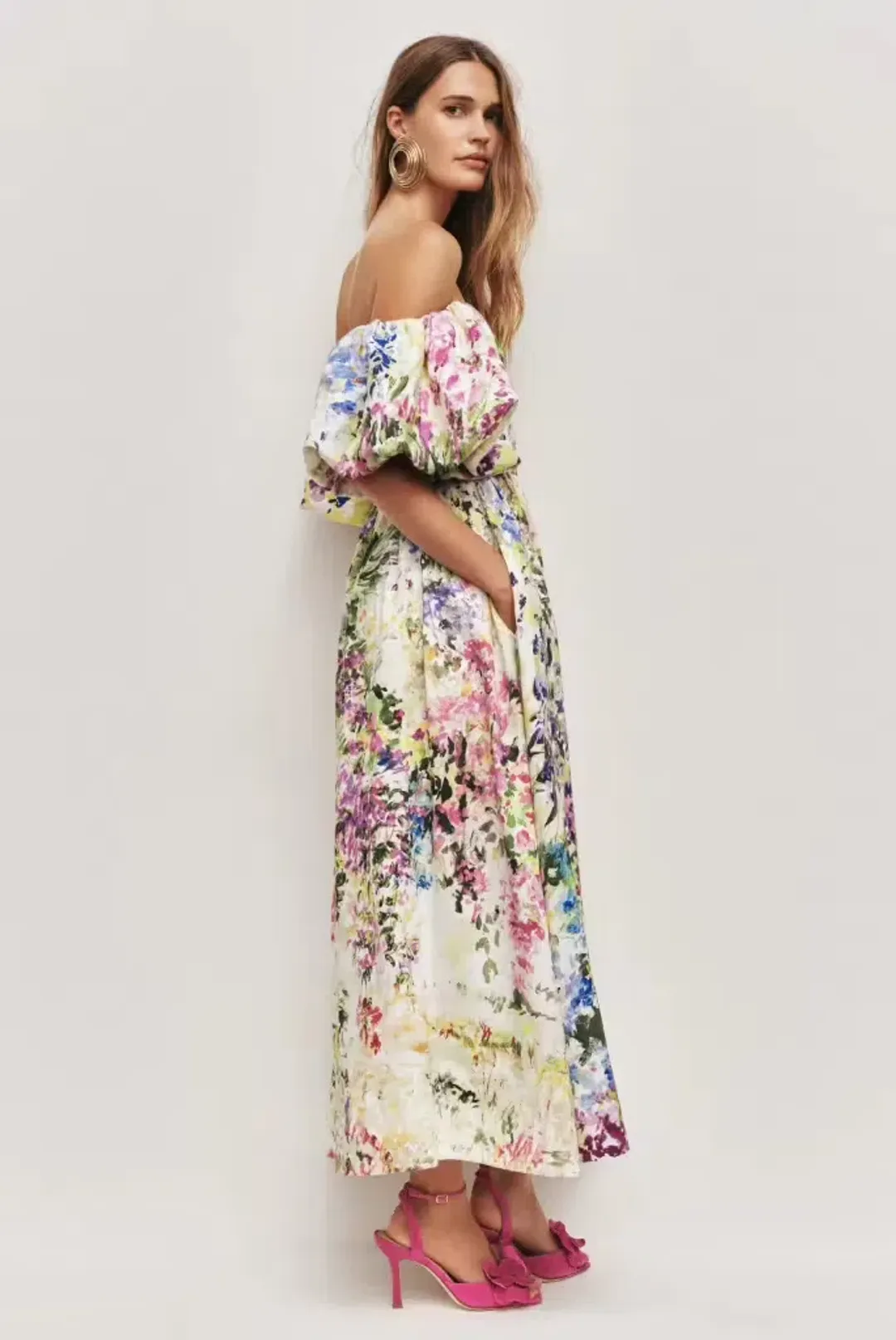 AJE Adina Midi Dress Lavandula 14 AU / 10 US for rent on The Volte - main image