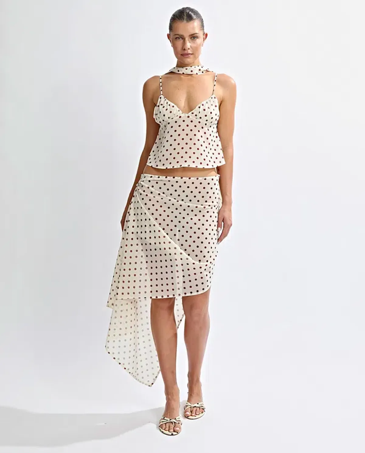 Adriana Yellow Polka Set - One Mile for rent on The Volte - main image