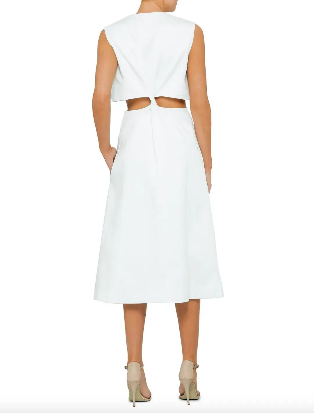 Alcott dress soft white for rent on The Volte - main image