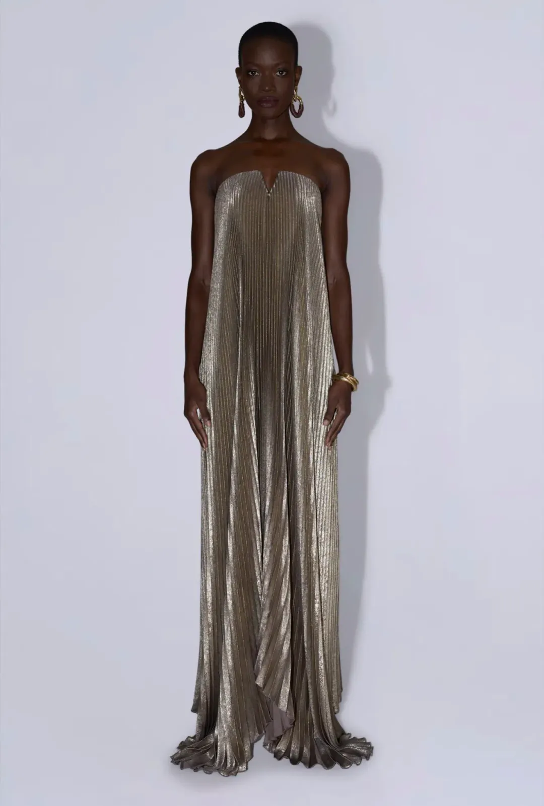 Lidee Black Tie- Gold Shimmer Size 10 for rent on The Volte - main image