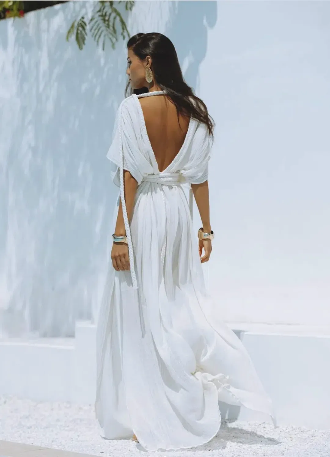 OPHELLIA MAXI DRESS BONE for rent on The Volte - main image