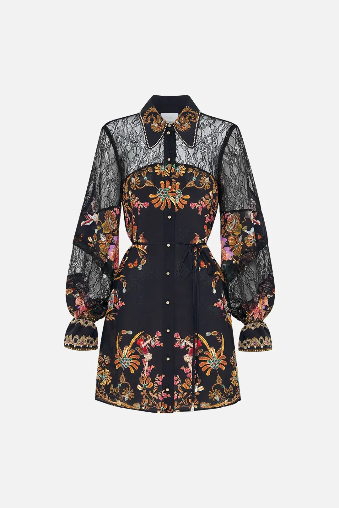 To Catch A Spider Shift Shirt Dress for rent on The Volte - main image