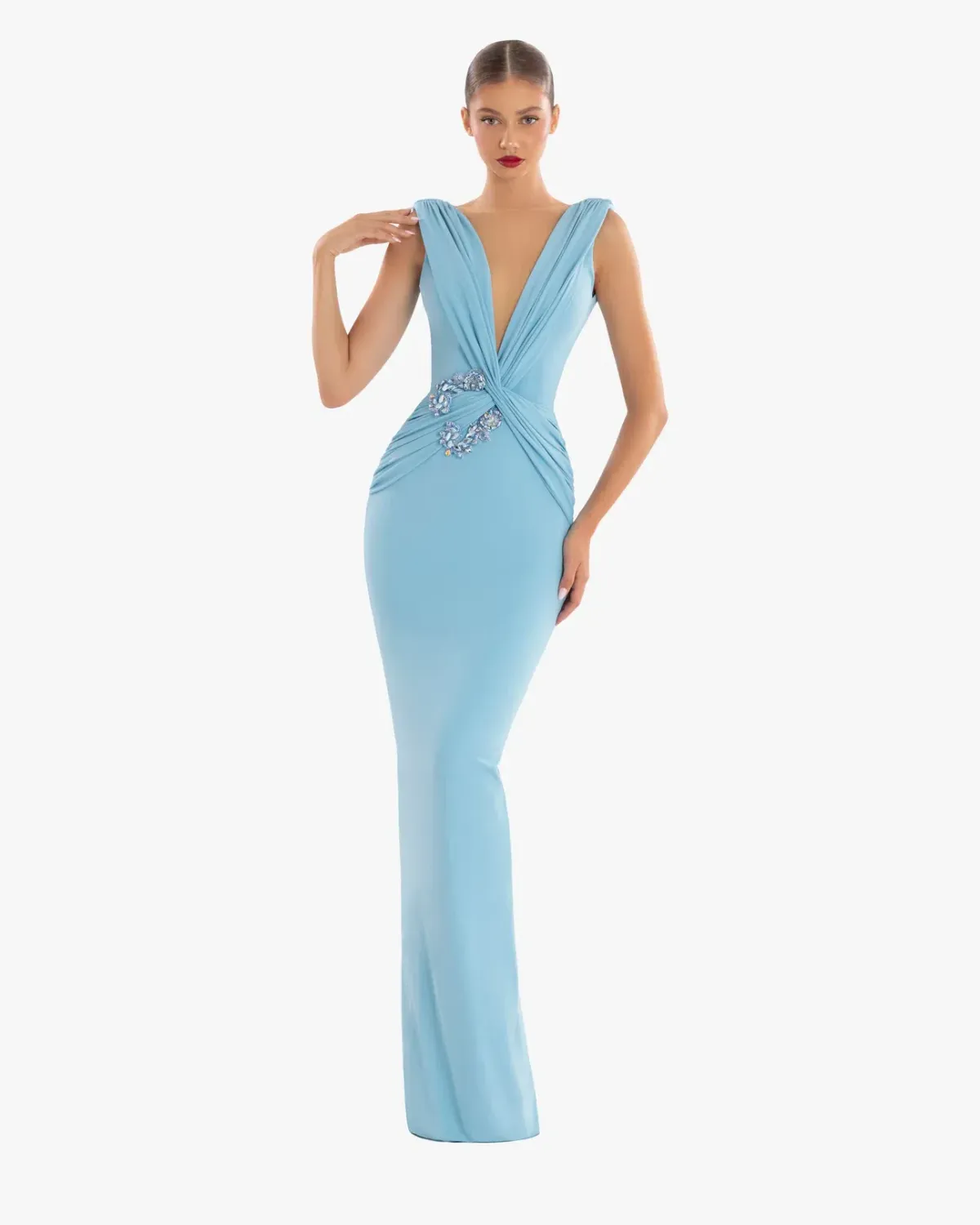 Blue Butterfly Gown for rent on The Volte - main image