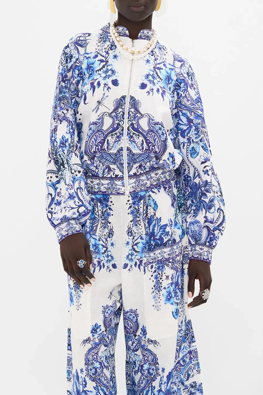 Glaze And Graze Trouser and Jacket Set for rent on The Volte - main image