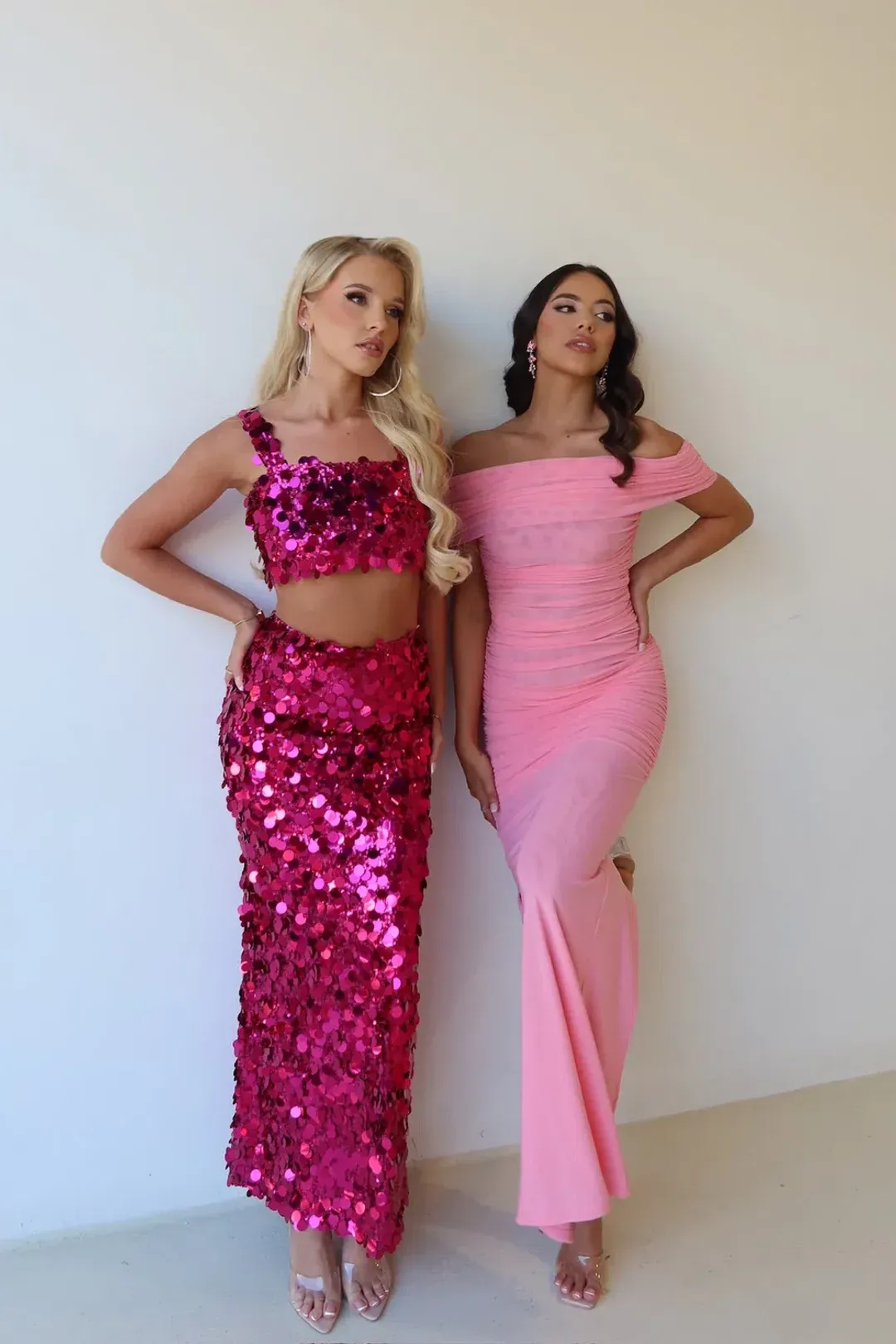 Nera Dress Pink for rent on The Volte - main image