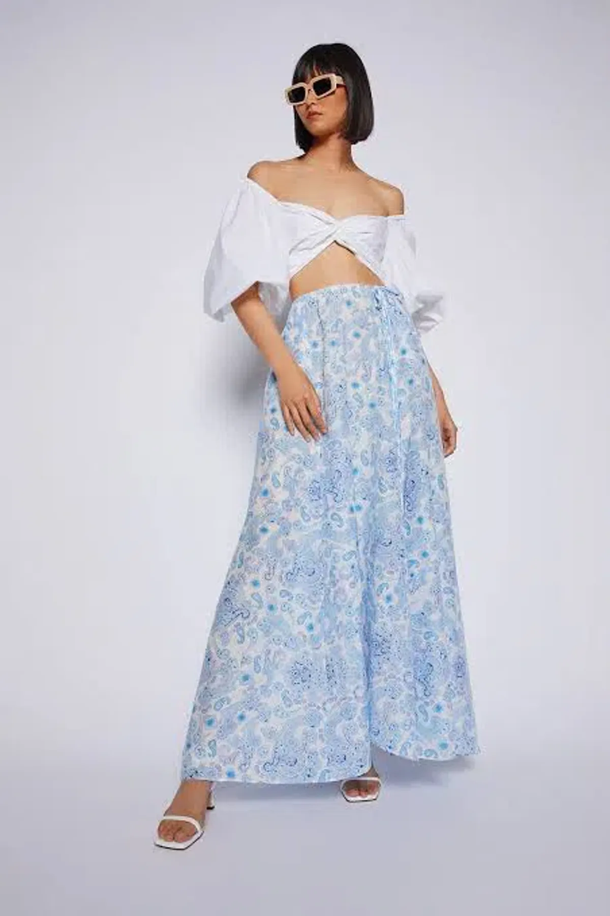 Aztec Paisley Skirt for rent on The Volte - main image