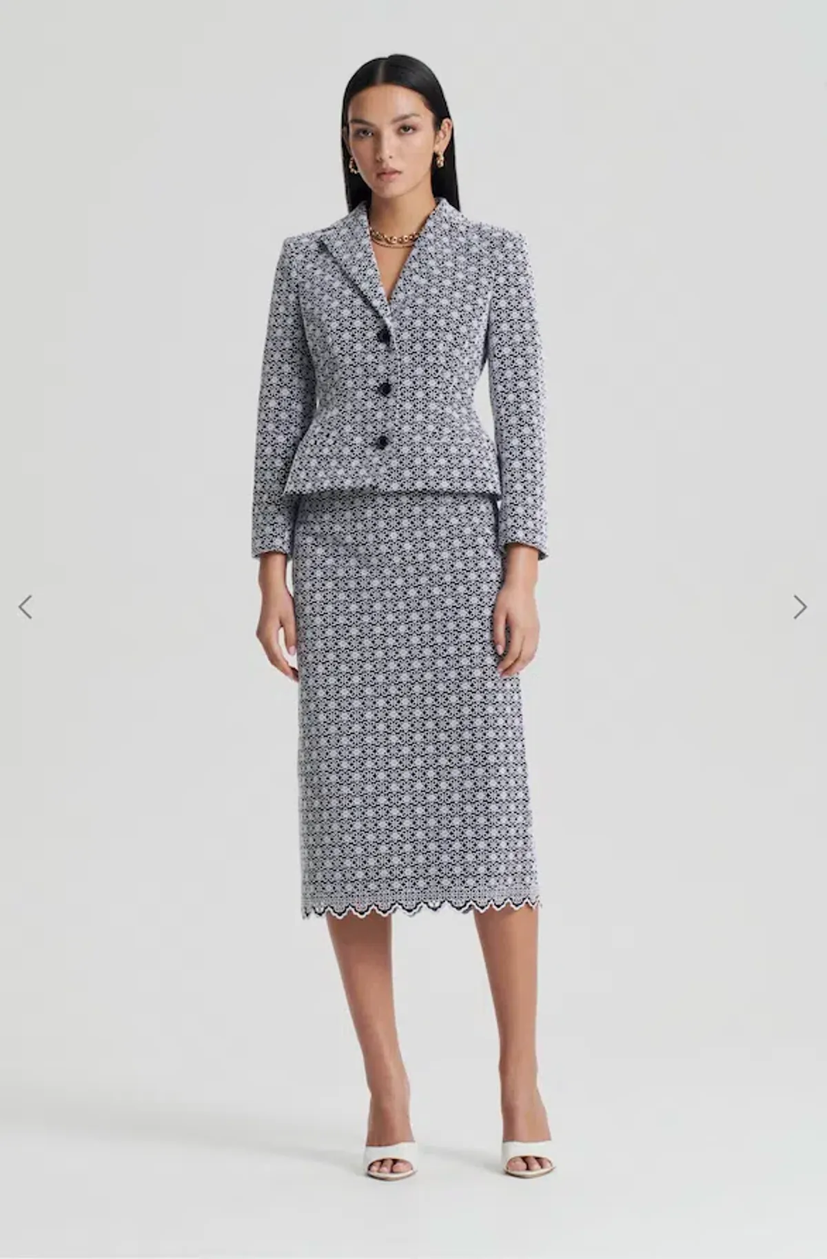 Embroided Floral Chanel Set for rent on The Volte - main image