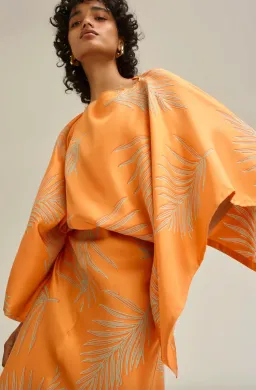 Silk Twill Dress And Top Set for rent on The Volte - image 2