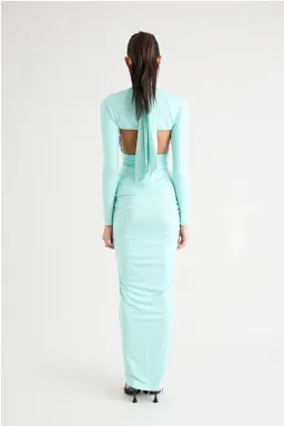 Pfeiffer Victoria maxi dress aqua size 12 L for rent on The Volte - image 3