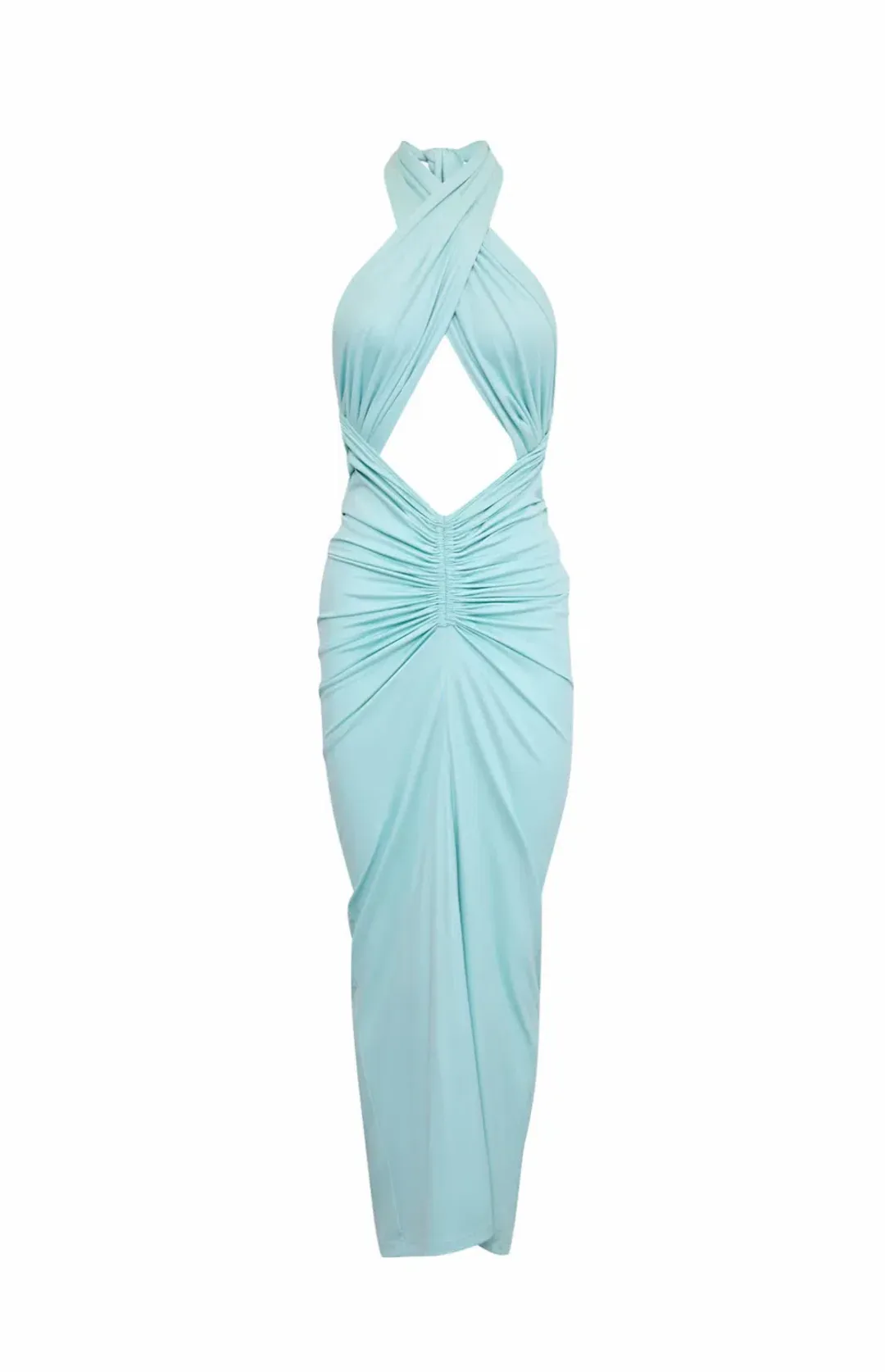 Pfeiffer Victoria maxi dress aqua size 12 L for rent on The Volte - main image
