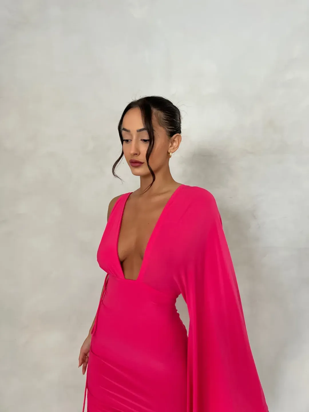 Athena Fuchscia dress for rent on The Volte - main image