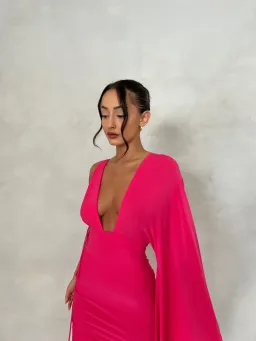 Athena Fuchscia dress for rent on The Volte - image 1