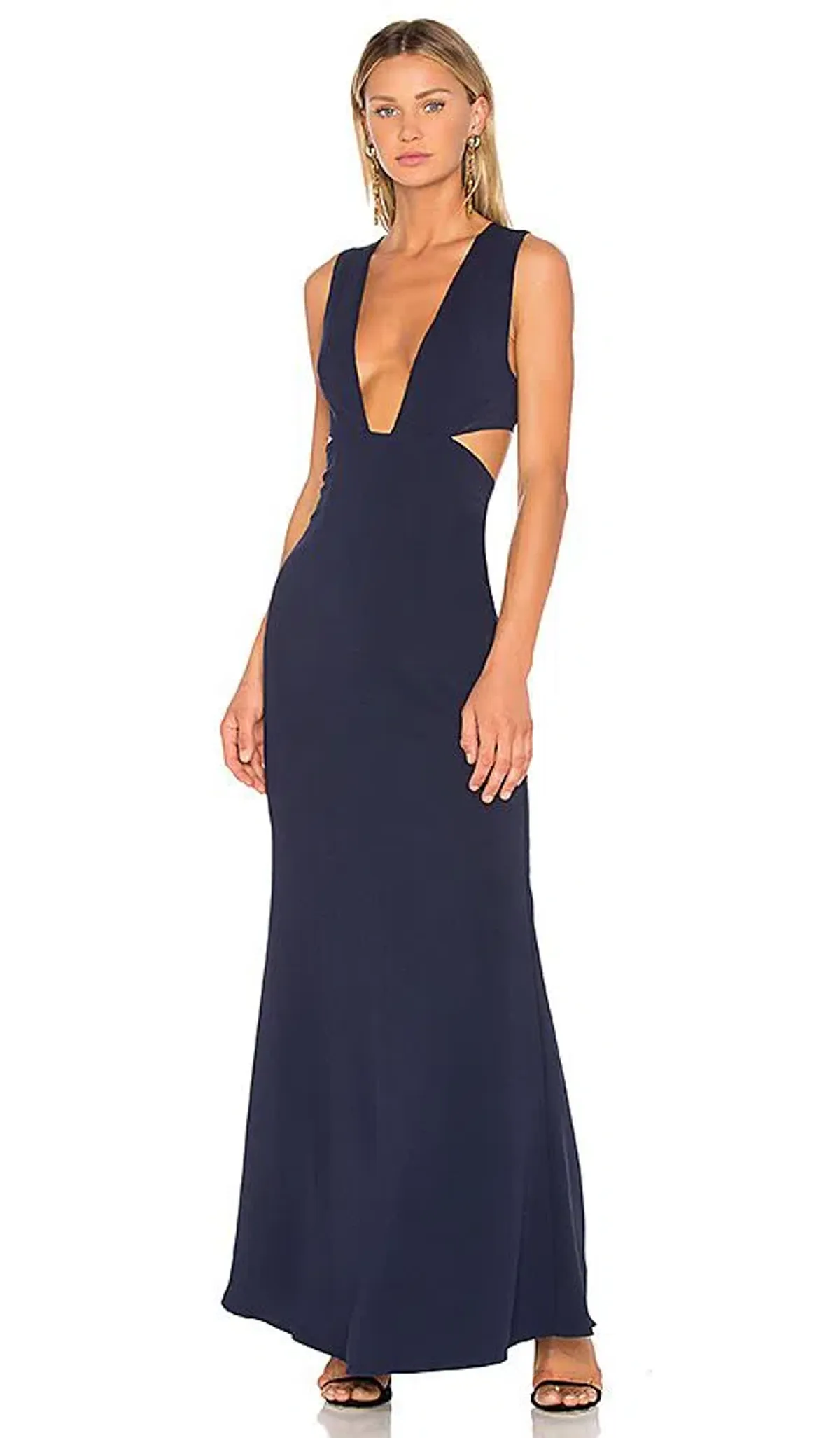 X by NBD Yani Gown Navy  Size 8 for rent on The Volte - main image