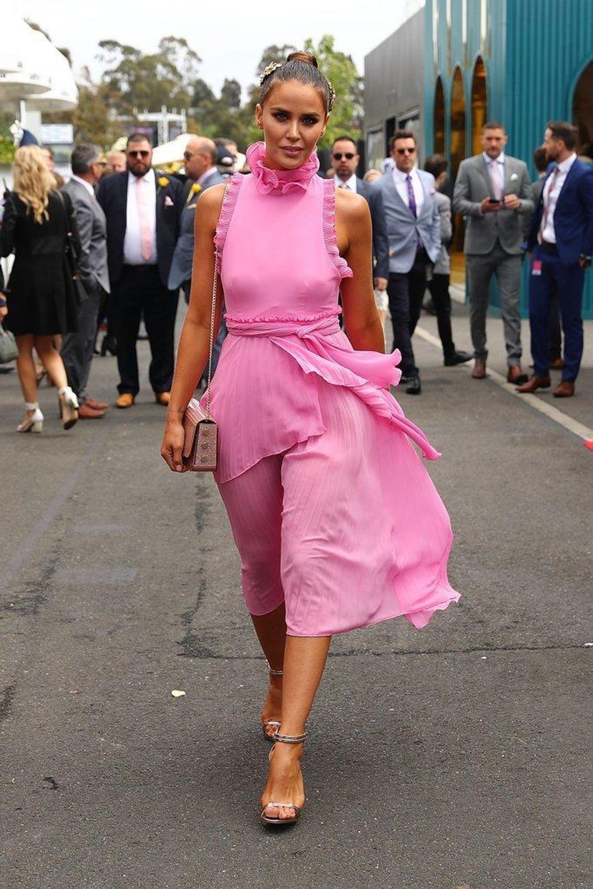 Talulah Jodi dress pink size M for rent on The Volte - main image