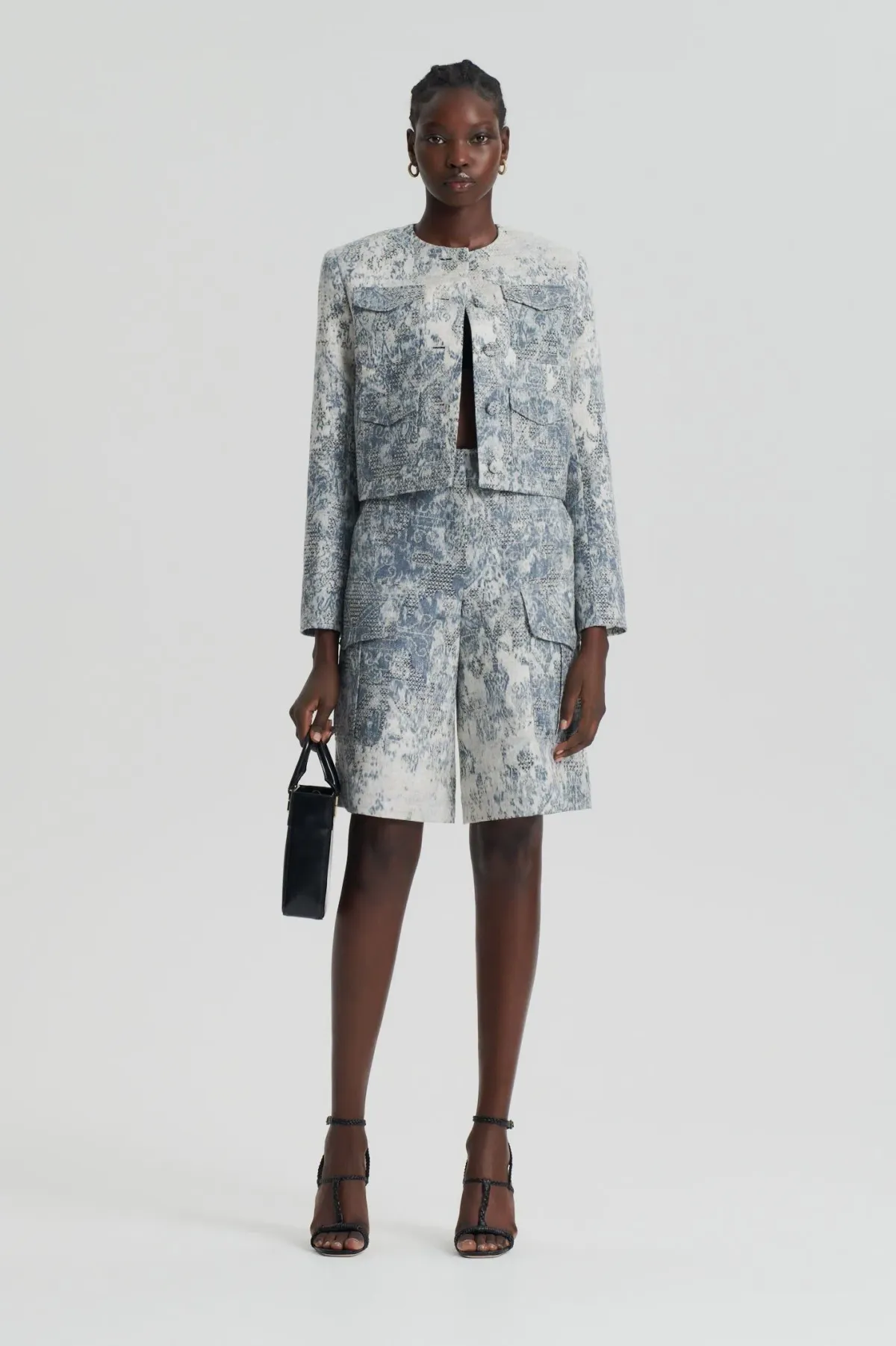 Brocade Cargo Jacket for rent on The Volte - main image
