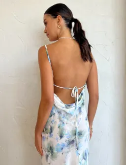 Bec & Bridge Corrine Split Maxi Dress in Watercolour Floral - 6 for rent on The Volte - image 5