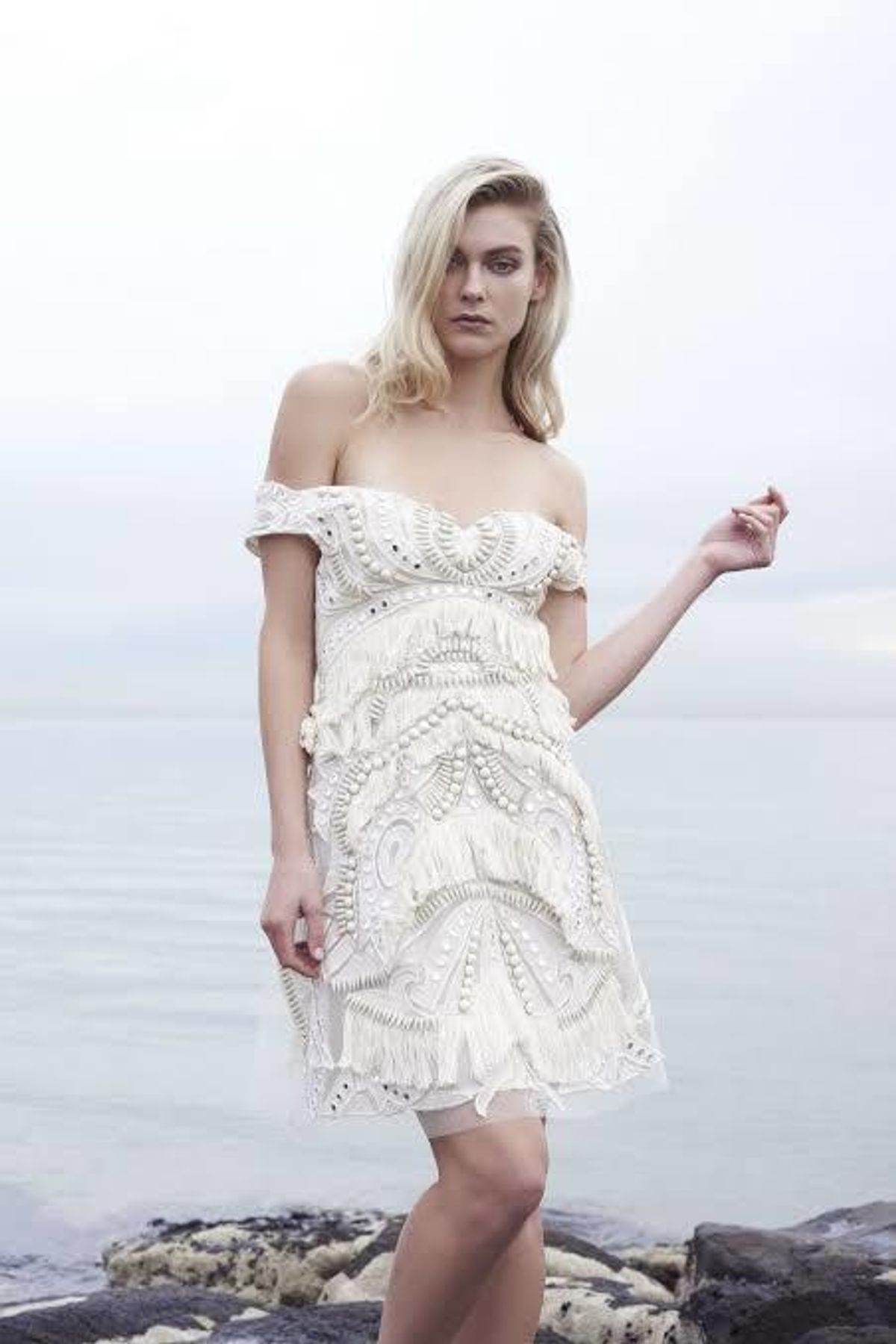 Thurley Stars Align Mini Dress size 12 for rent on The Volte - main image