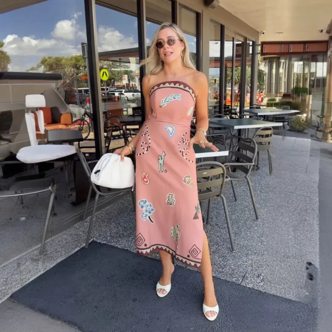 Alemais Laurence Midi Dress Size 10 for rent on The Volte - main image