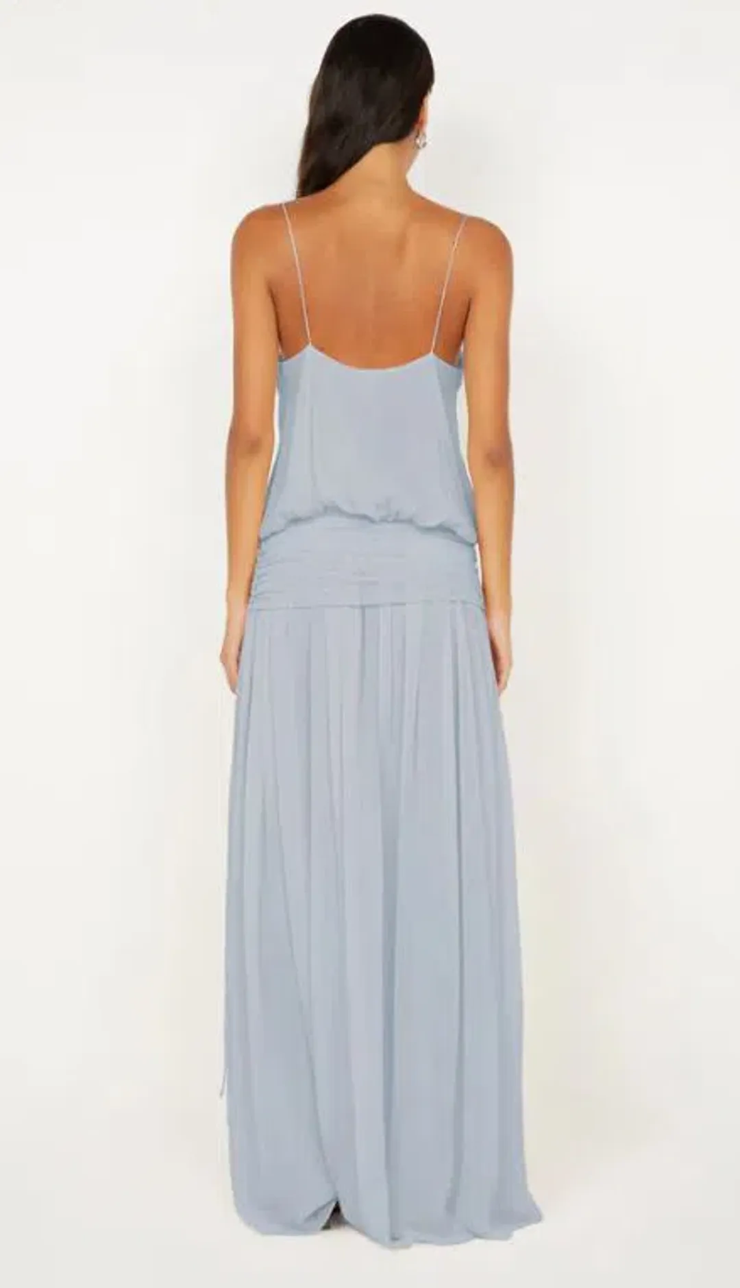 Bec and Bridge Camille Blouson Dress in Cloud Blue Size 6 for rent on The Volte - main image
