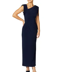 Anthea Crawford HEBE SAPPHIRE JERSEY GOWN for rent on The Volte - image 1