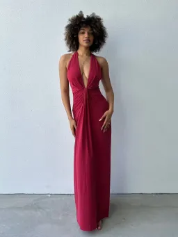 Bec and Bridge Susie Plunge Maxi Dress in Size 8 for rent on The Volte - image 4