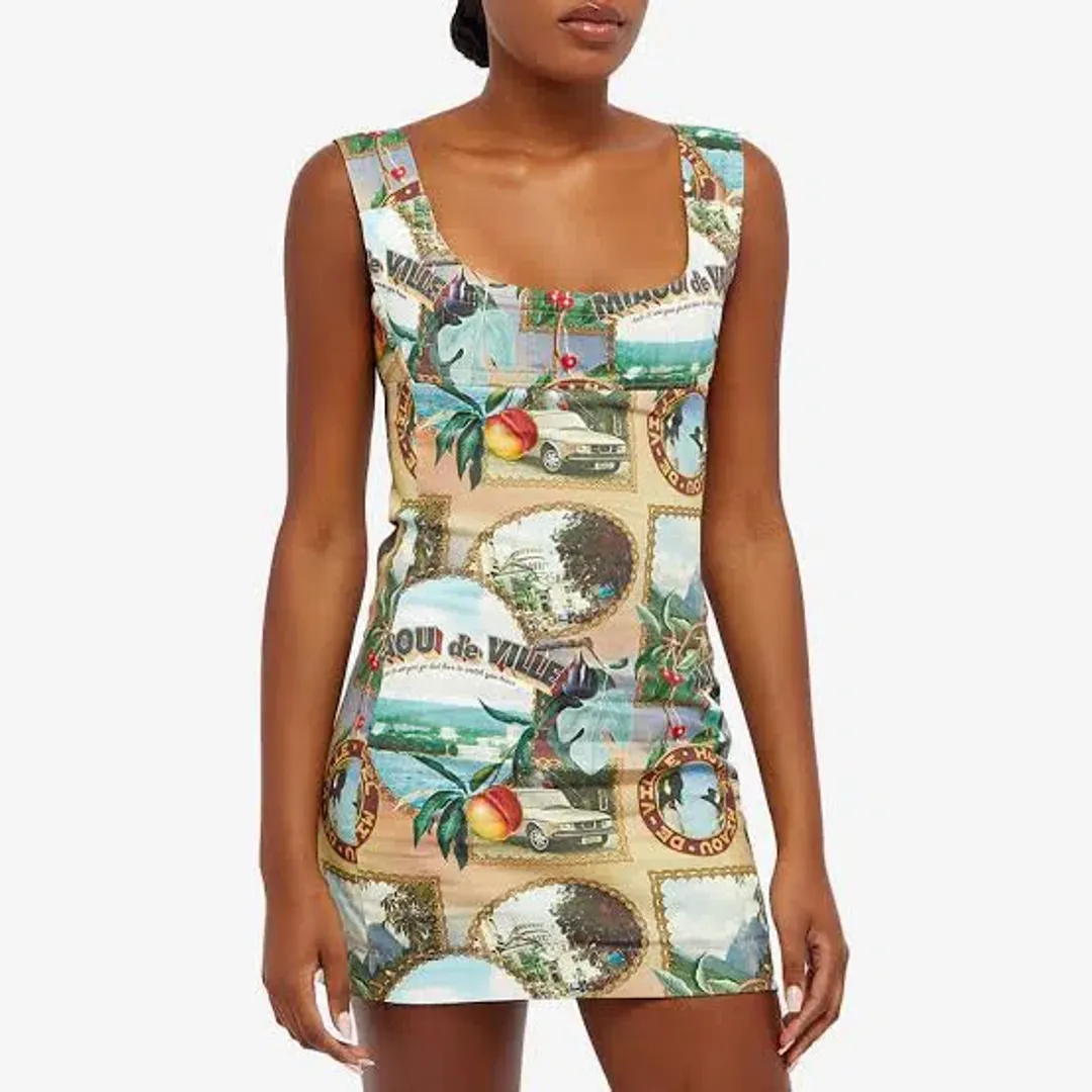 MIAOU VIVI MINI DRESS - POSTCARD for rent on The Volte - main image