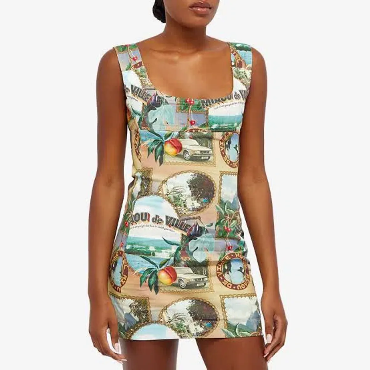 MIAOU VIVI MINI DRESS - POSTCARD for rent on The Volte - main image