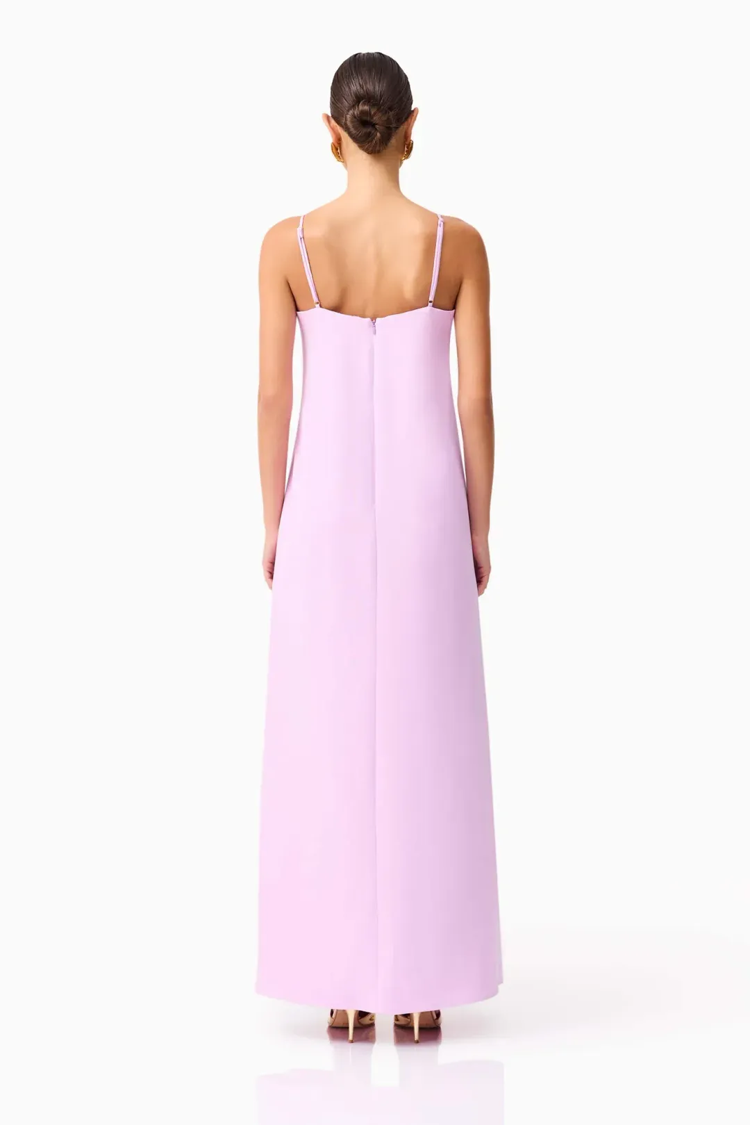 Elliatt Buttercup Embroidered Maxi Dress size 8 Purple for rent on The Volte - main image