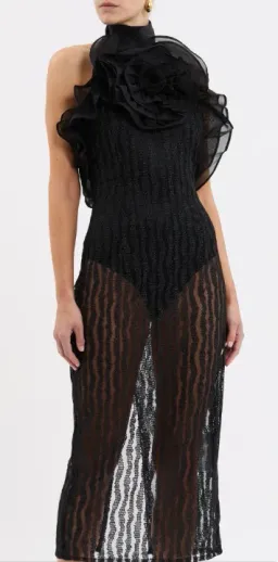 Rebecca Valance seraphina midi dress - size 8 for rent on The Volte - image 1