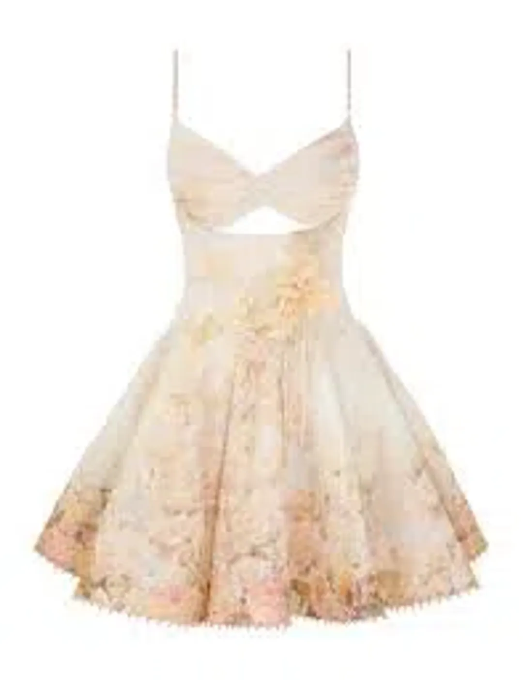 Zimmermann Memento Twist Front Mini Dress for rent on The Volte - main image